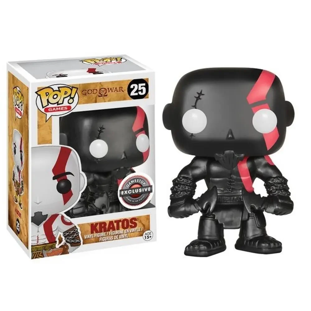 Funko POP! God of War Kratos Black #25 EB Games Exclusive Vinyl Figure - Picture 6 of 7
